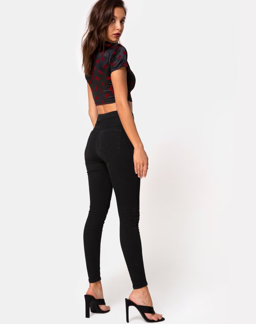 Imagen de Jiso Crop Top en Flor de Japón