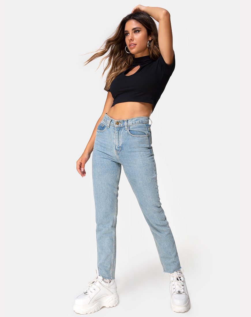 Imagen de Jiso Crop Top en negro