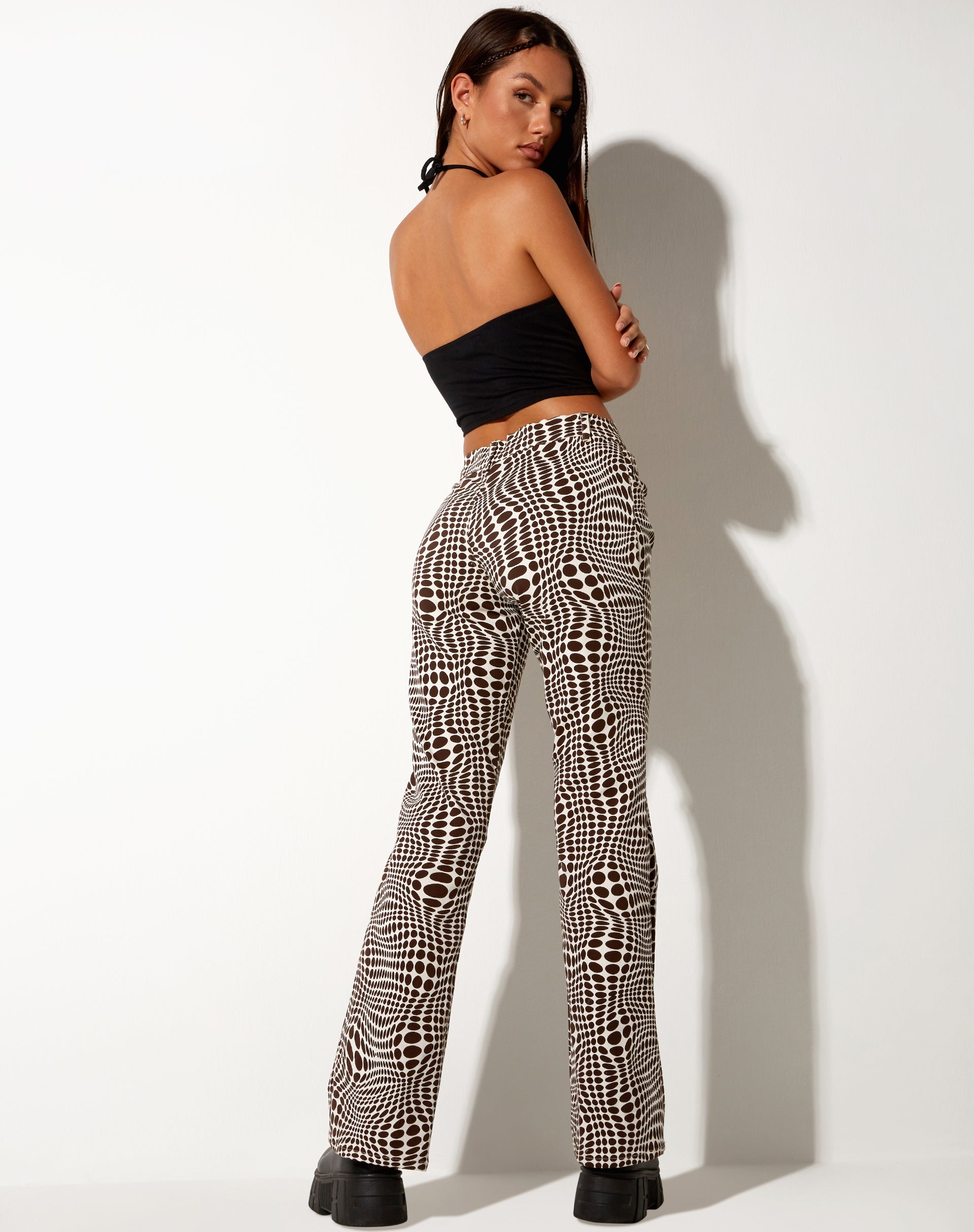 Imagen de Jopan Flare Trouser en Optic Polka