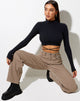 Imagen de Jorja Crop Top en rib negro