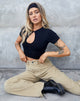 Imagen de Jose Crop Top en Polycrepe Negro
