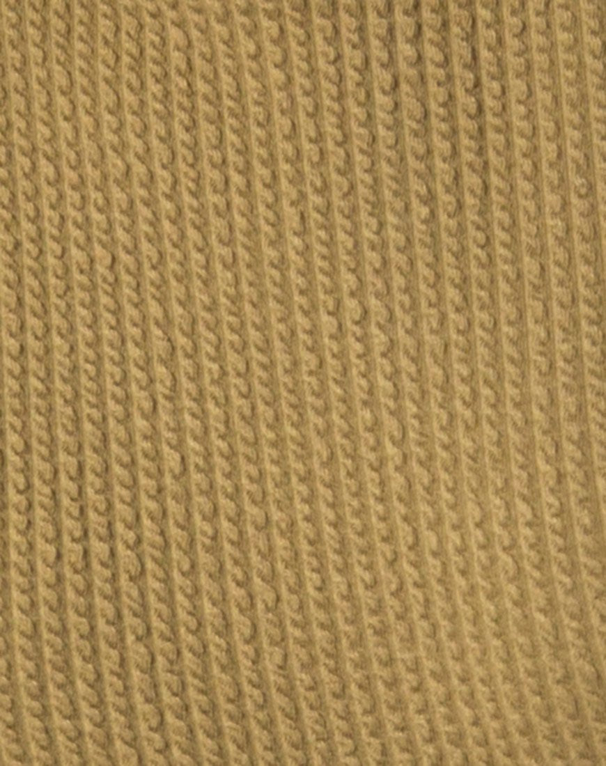 Imagen de Jourdana Bodycon Dress in Jumbo Rib Olive