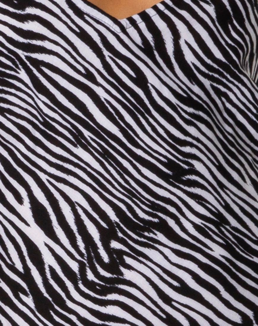 Imagen de Juvina Slip Dress in Classic Zebra
