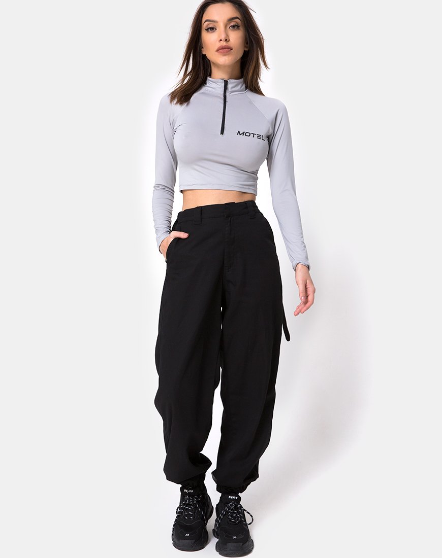 Imagen de Jubie Cargo Trouser en negro Taladro