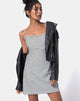 Imagen del vestido Junice de guinga marfil negro