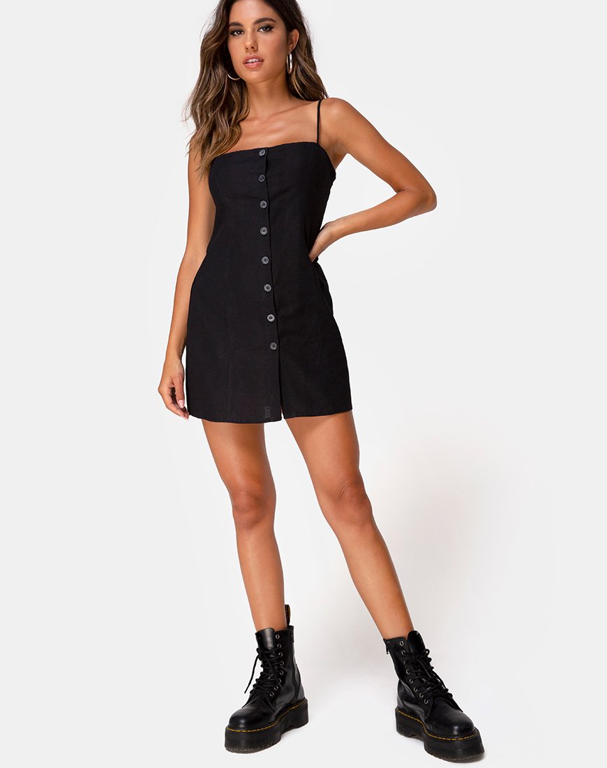 Imagen de Kaira Slip Dress in Black