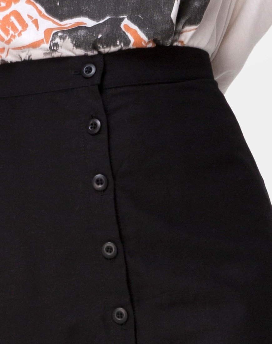 Imagen de Kaisa Falda Midi Negra