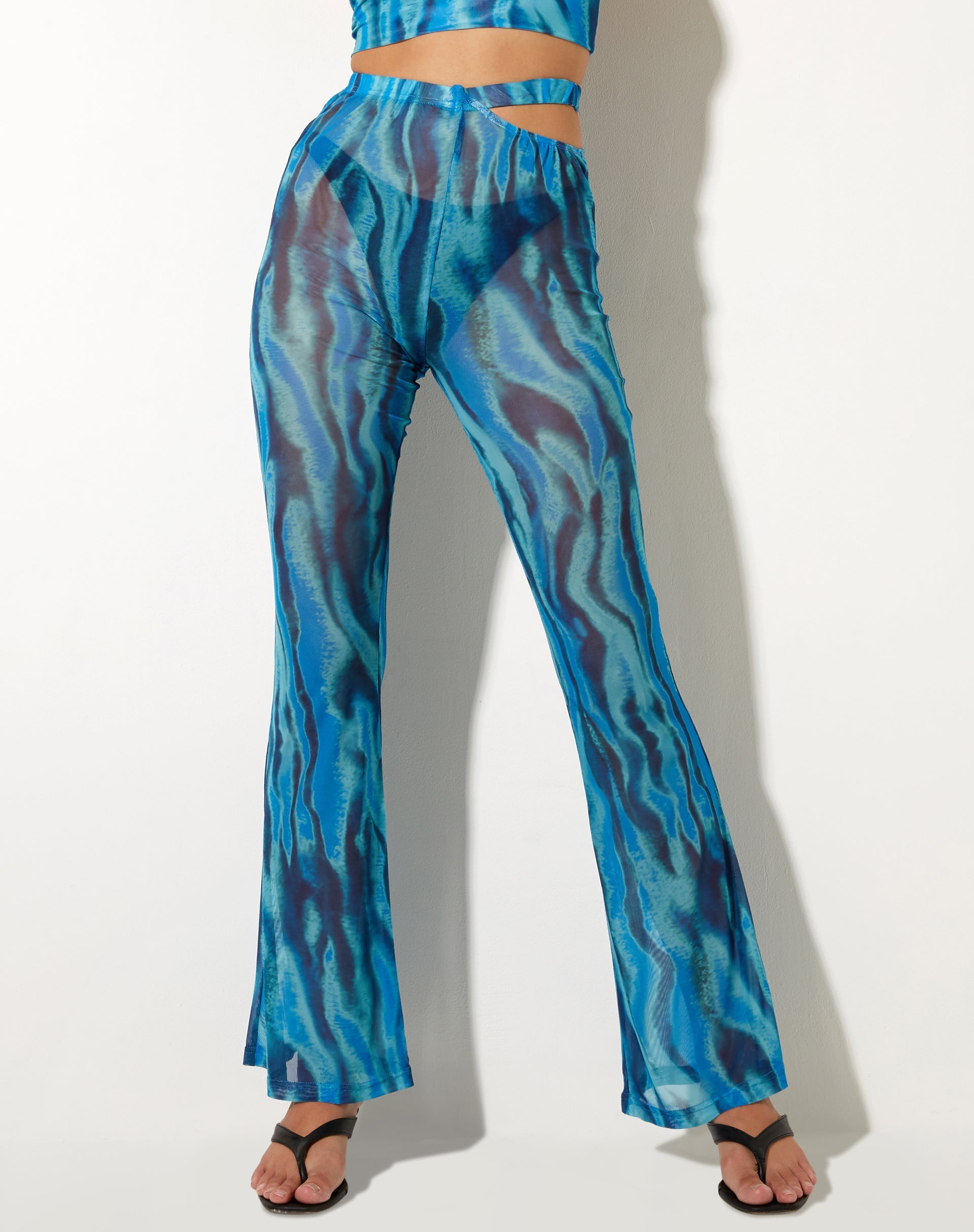 Imagen de Zola Flare Trouser en Tropical Rave