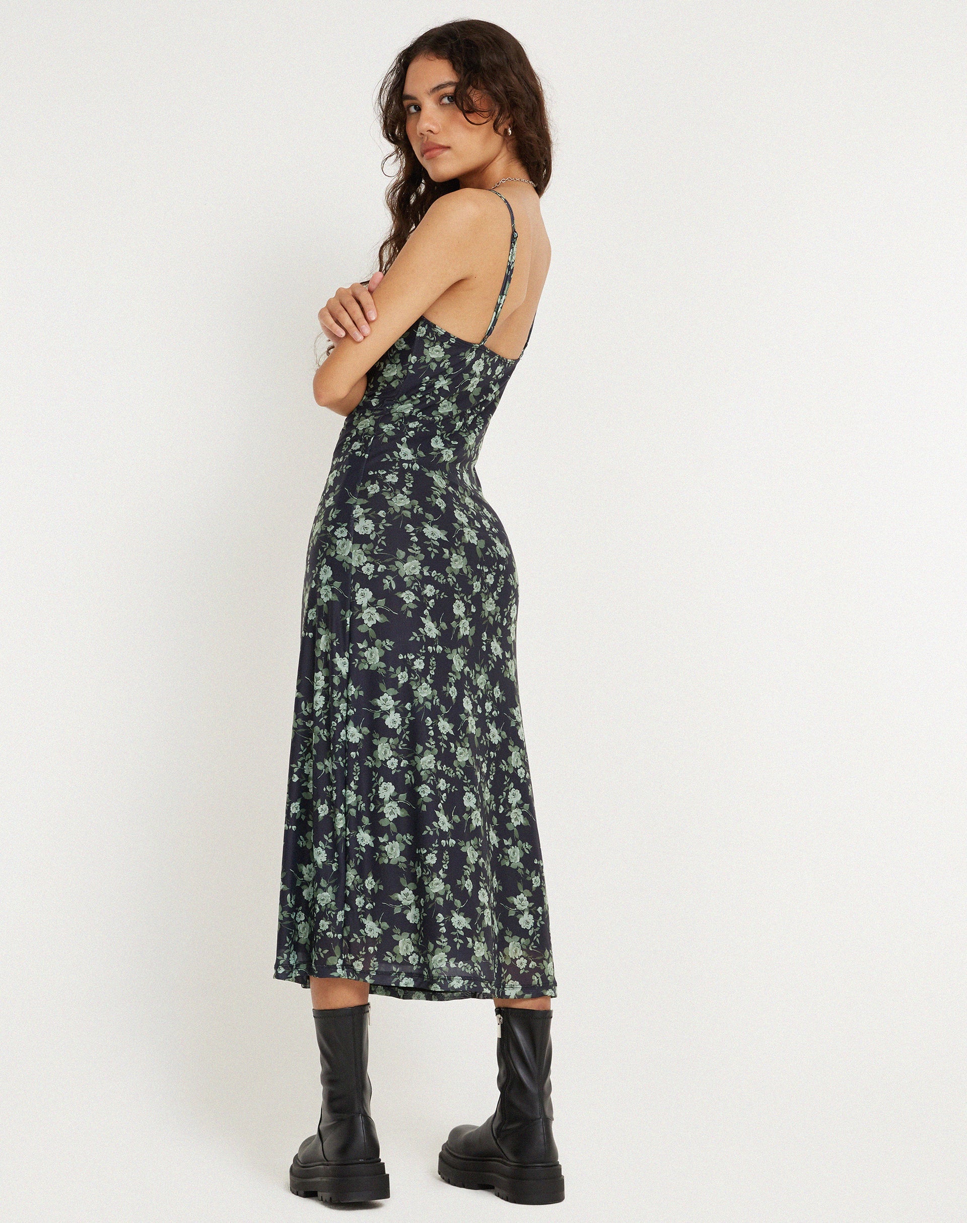 imagen de Kalana Maxi Dress in Pretty Floral Green