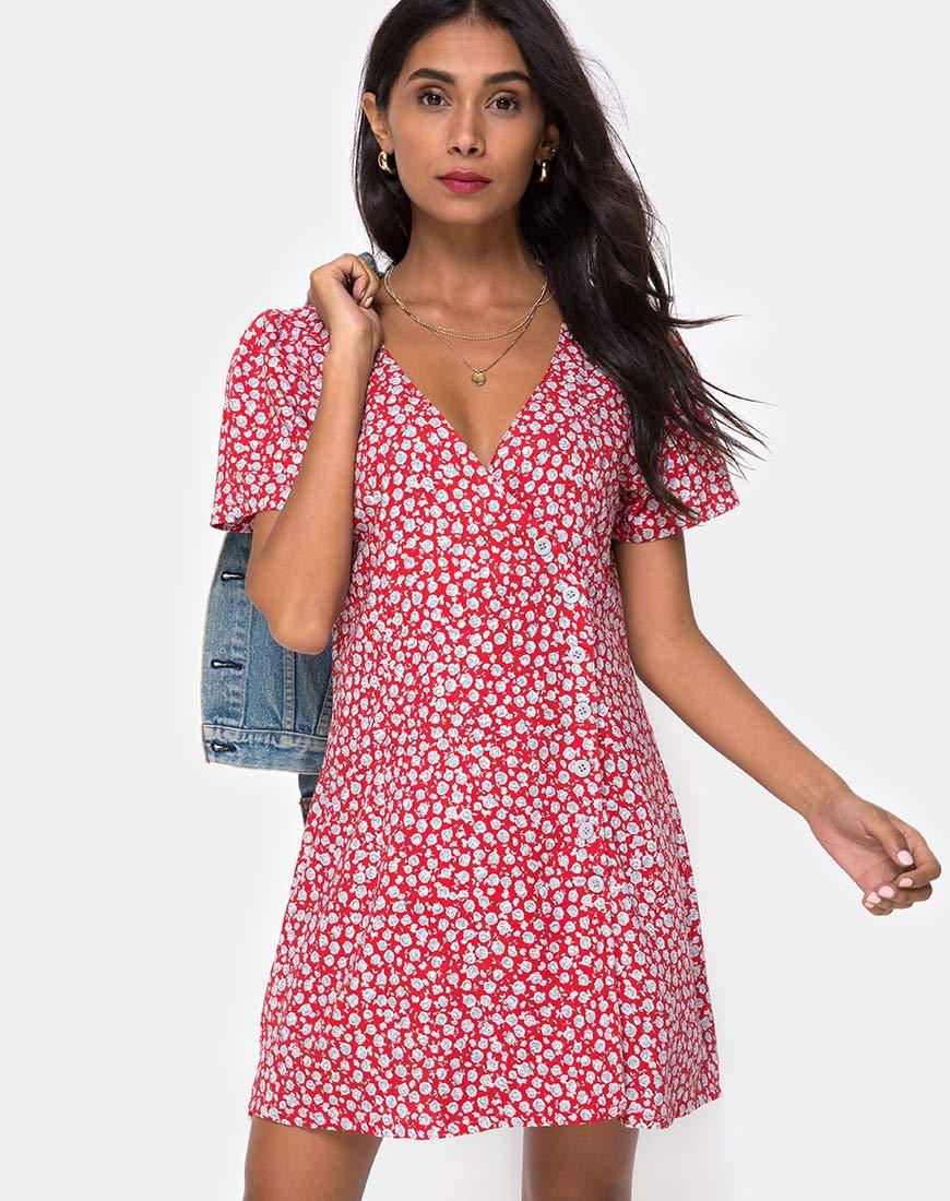 Vestido Kalea en rosa palo y plata