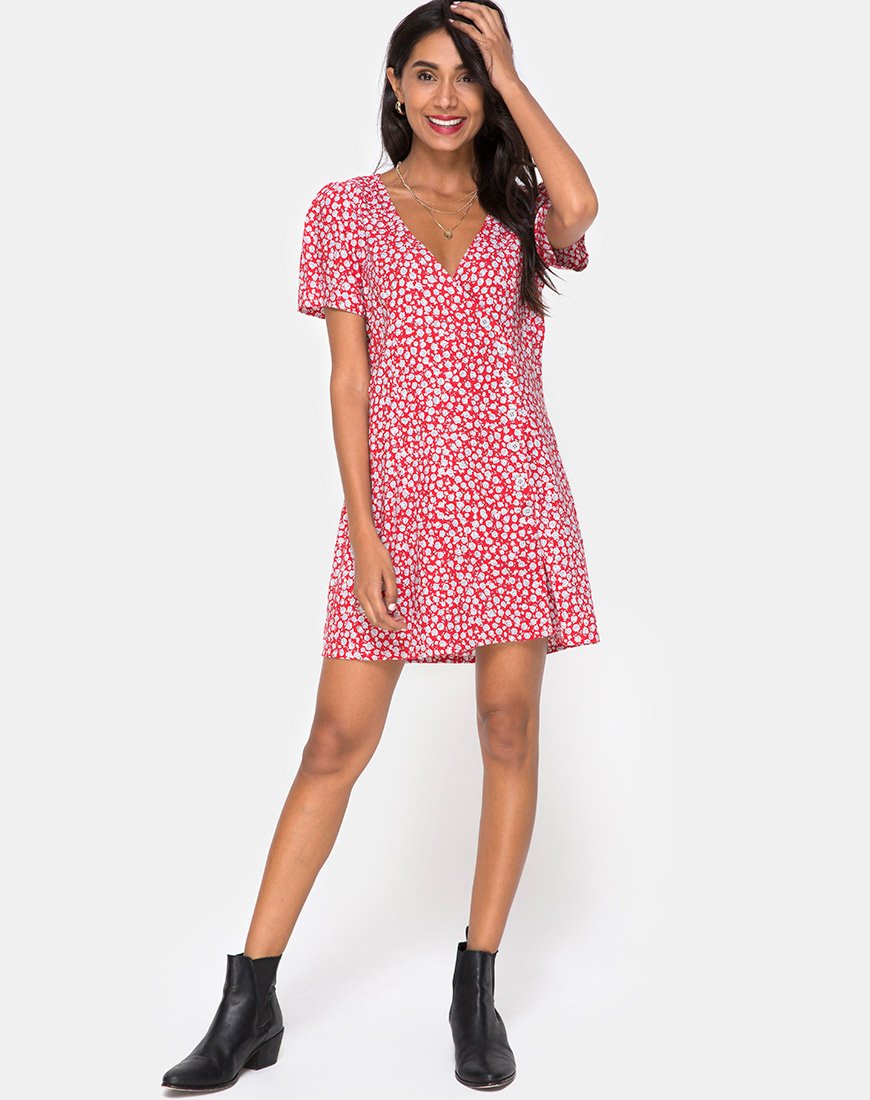 Imagen del vestido Kalea en rosa palo y plata