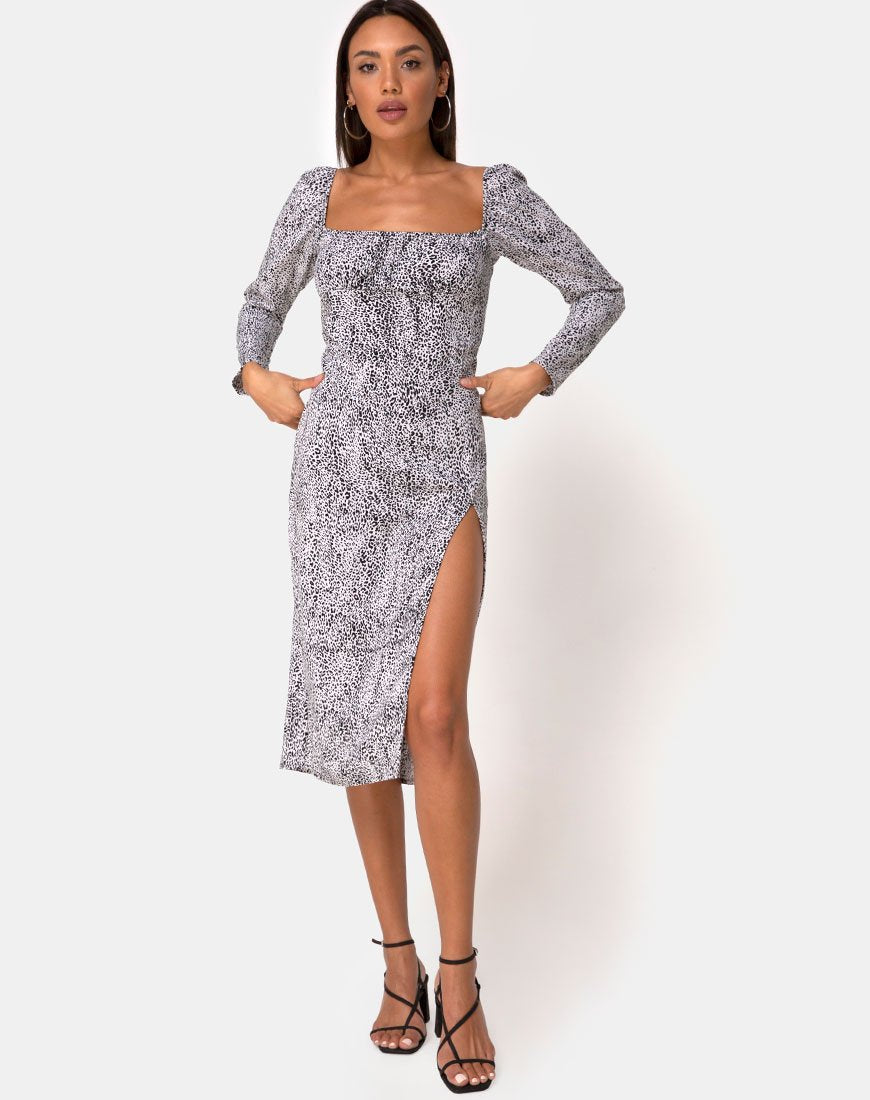 Imagen de Kaleel Vestido en Leo Spot en Blanco y Negro