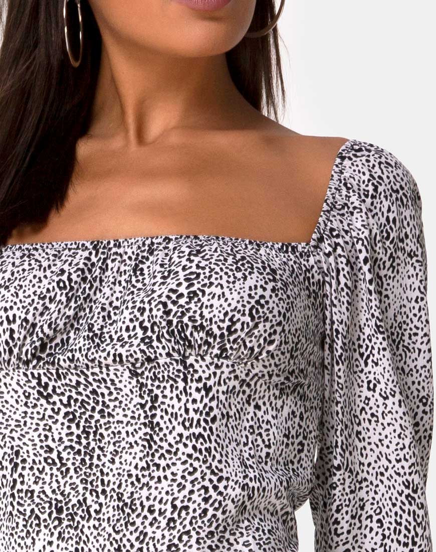 Imagen de Kaleel Vestido en Leo Spot en Blanco y Negro