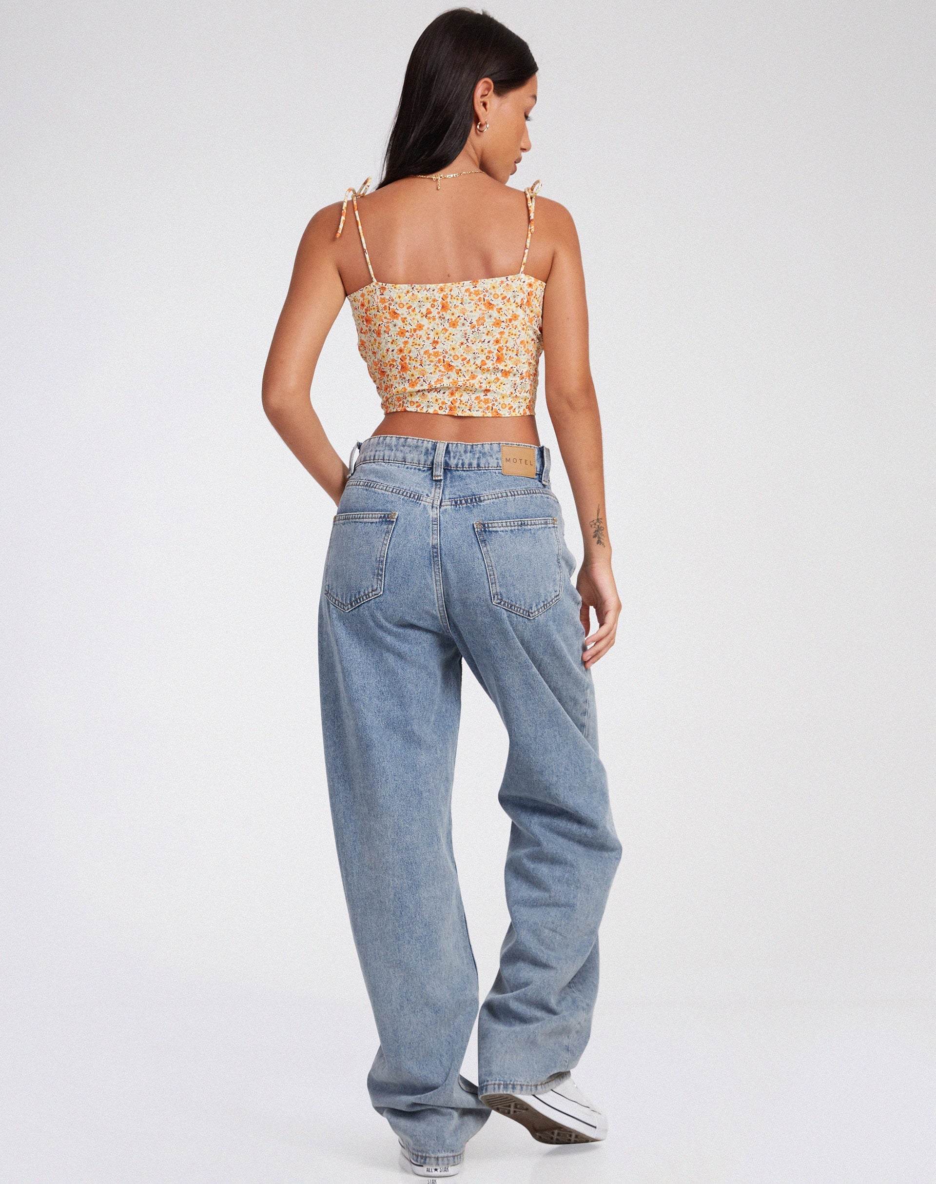 imagen de Kali Cami Top en Ditsy Tangerine