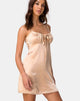 Imagen del vestido Kamalia Slip Dress in Satin Champagne