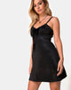 Imagen de Kamalia Slip Dress in Satin Negro