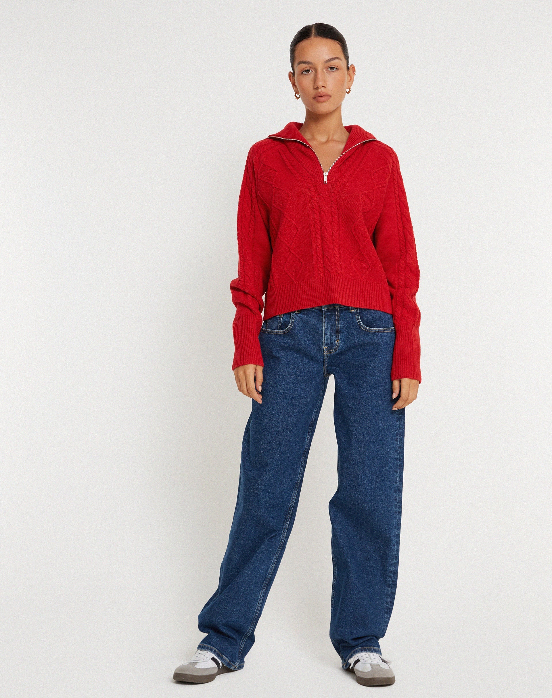imagen de Kamuja Knitted Jumper in Red