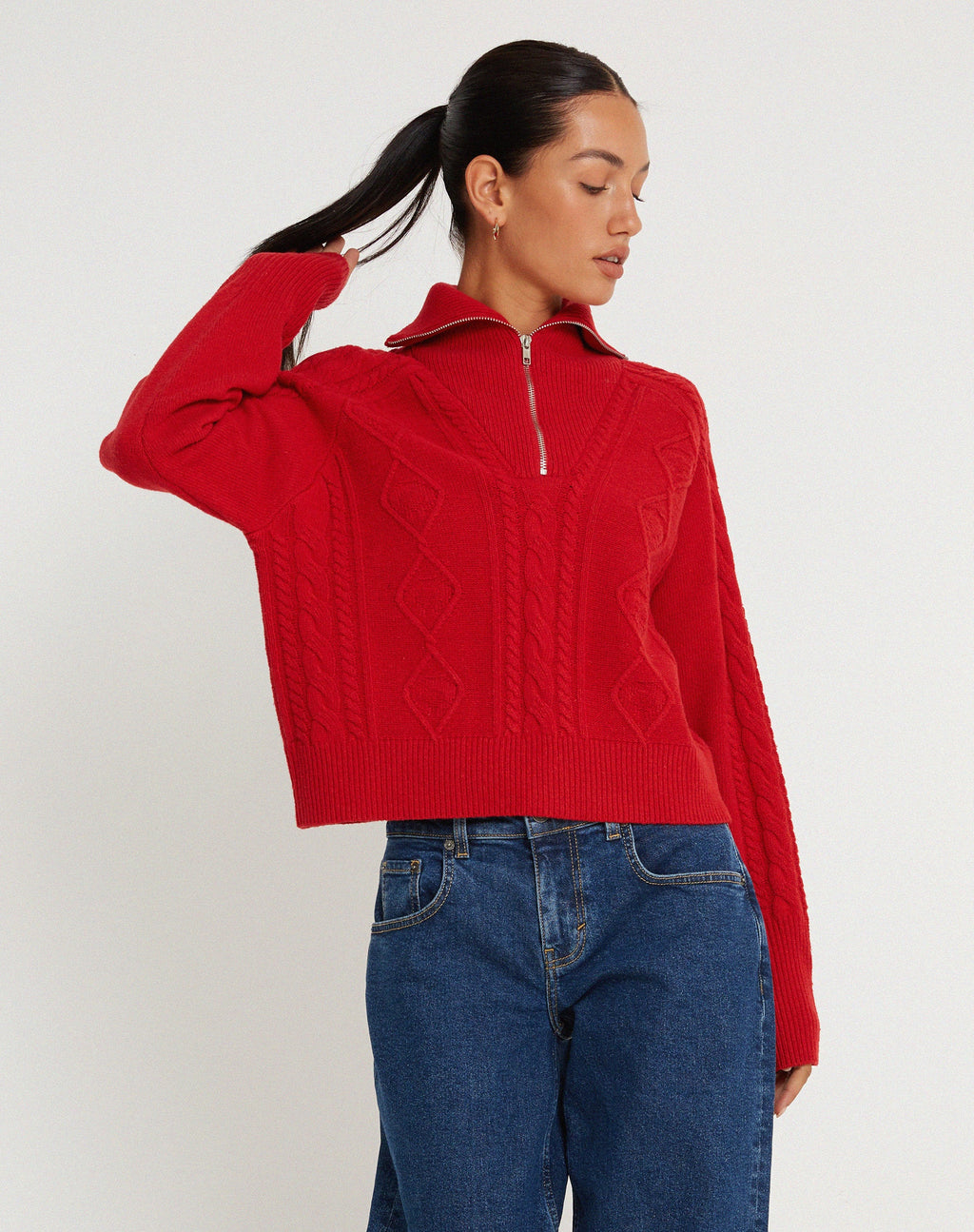 Jersey de punto Kamuja rojo