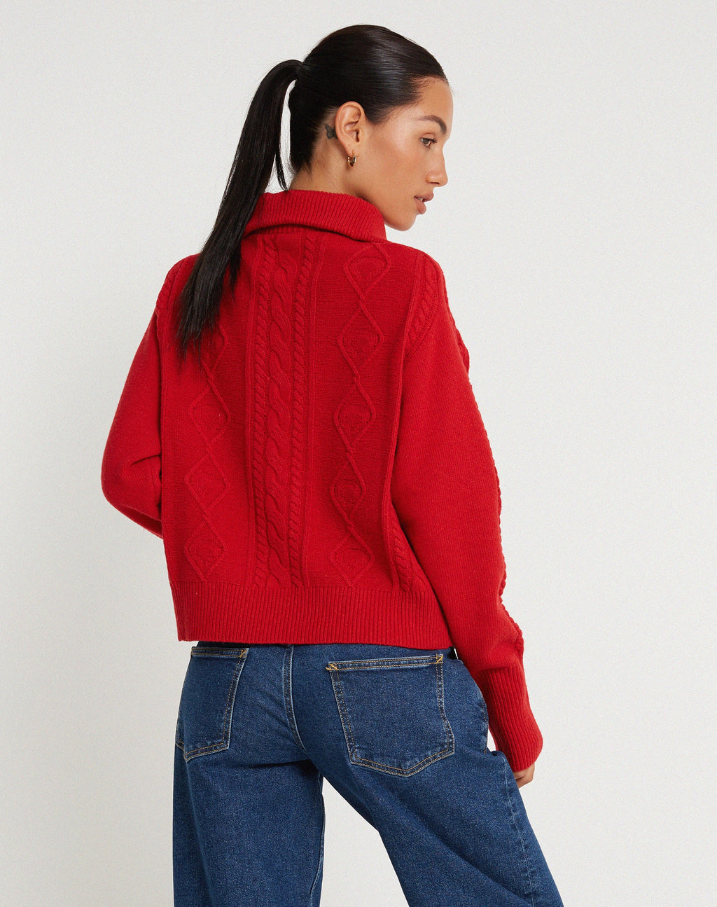 Jersey de punto Kamuja rojo