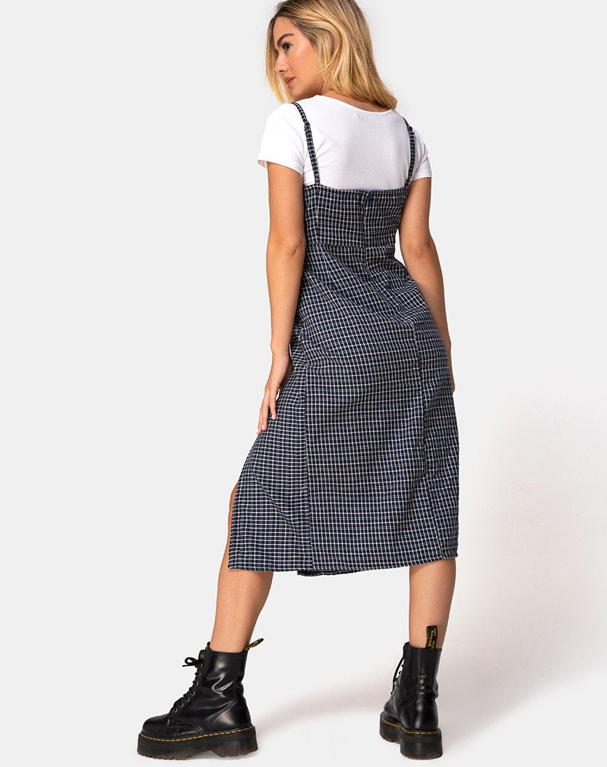 Imagen de Kaoya Vestido a cuadros Verde Negro