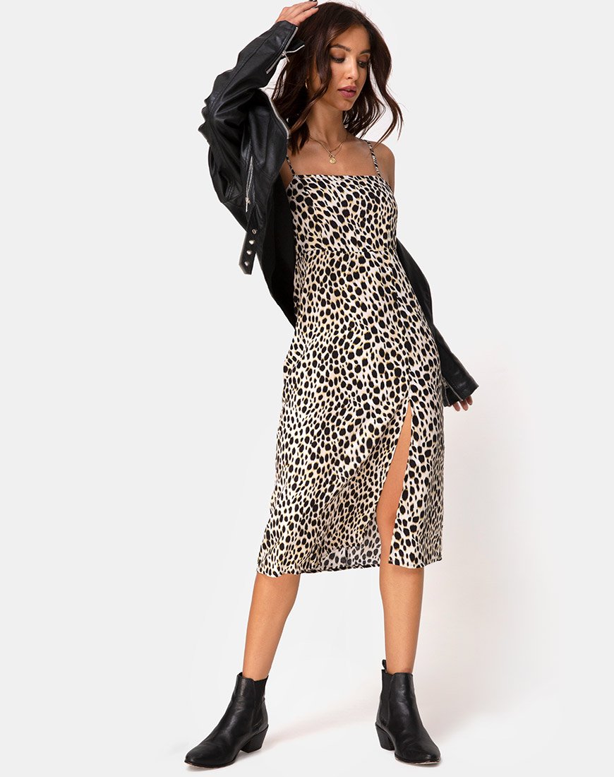 Vestido Kaoya Midi en Chita