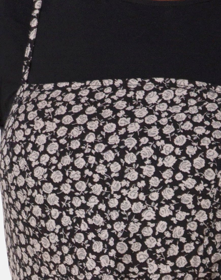Imagen de Kaoya Midi Dress in Ditsy Rose Negro