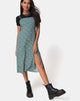 Imagen de Kaoya Midi Dress in Floral Bloom Green