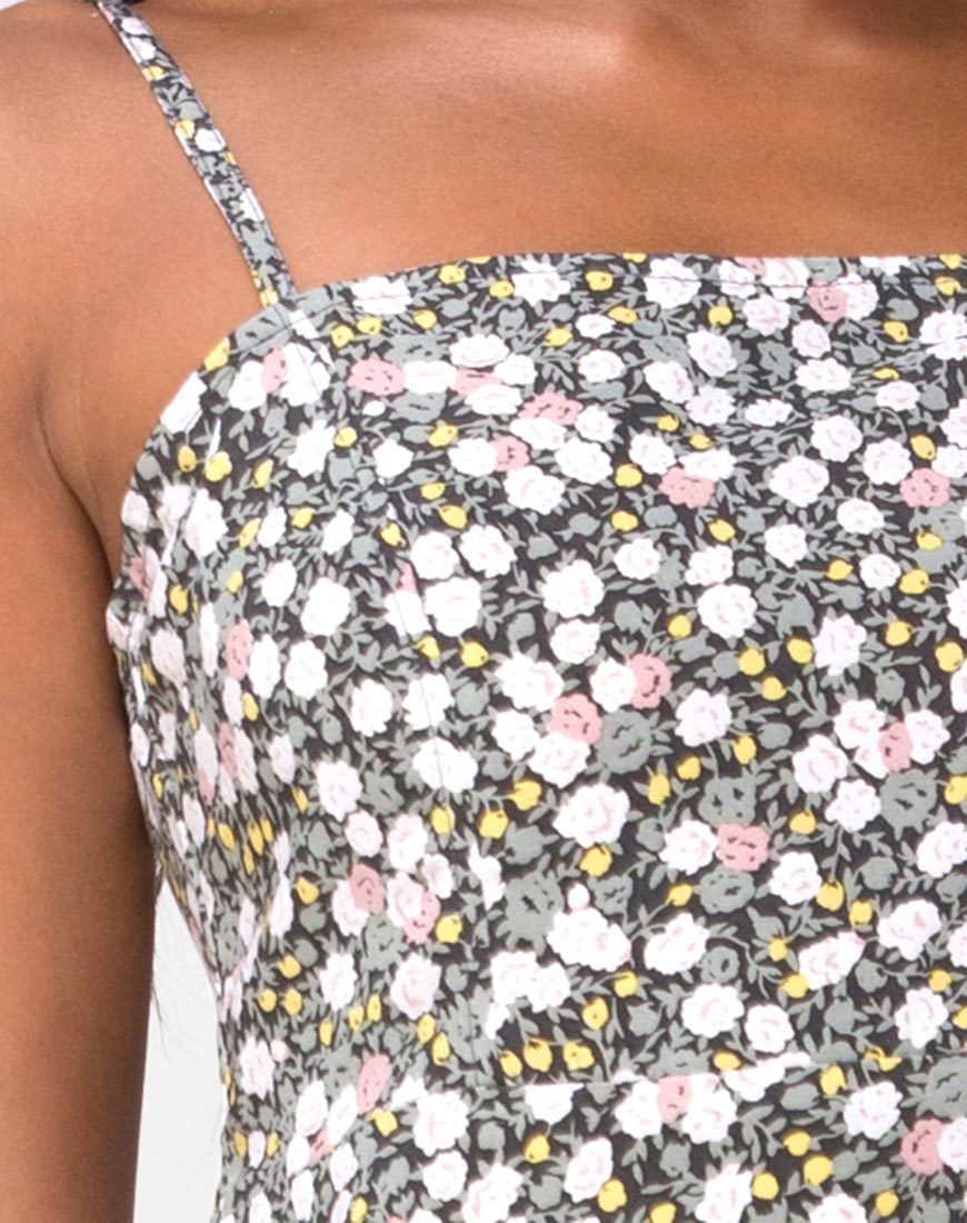 Imagen de Kaoya Midi Dress in Floral Field Olive
