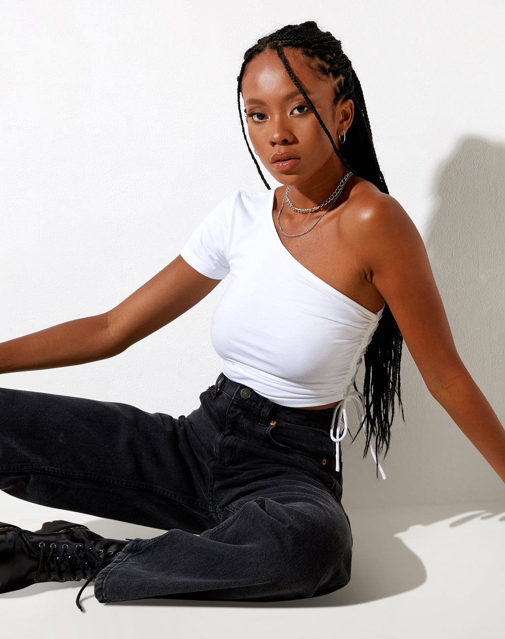 Kara Crop Top Blanco