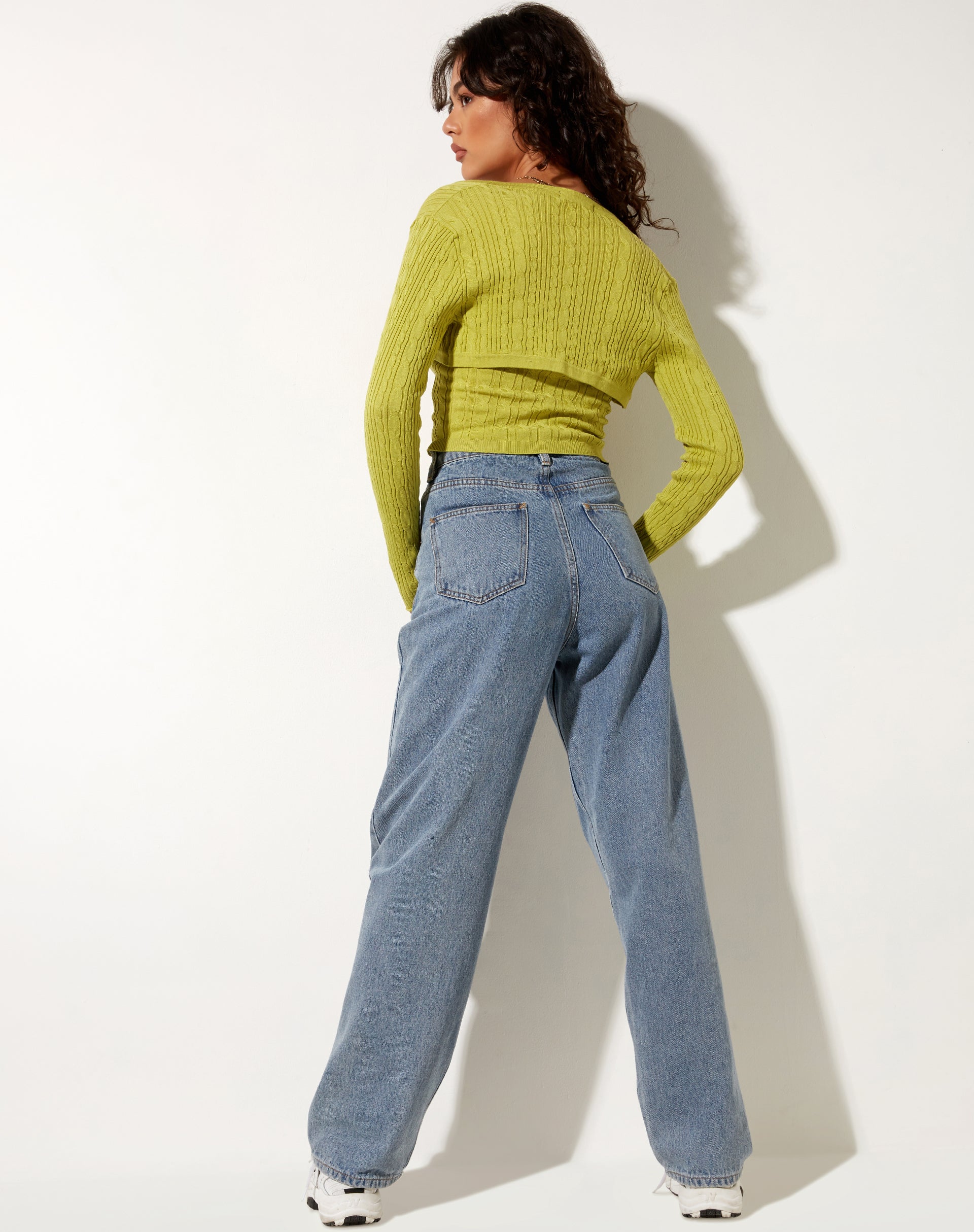 Imagen de Gya Top de manga larga en Knit Olive