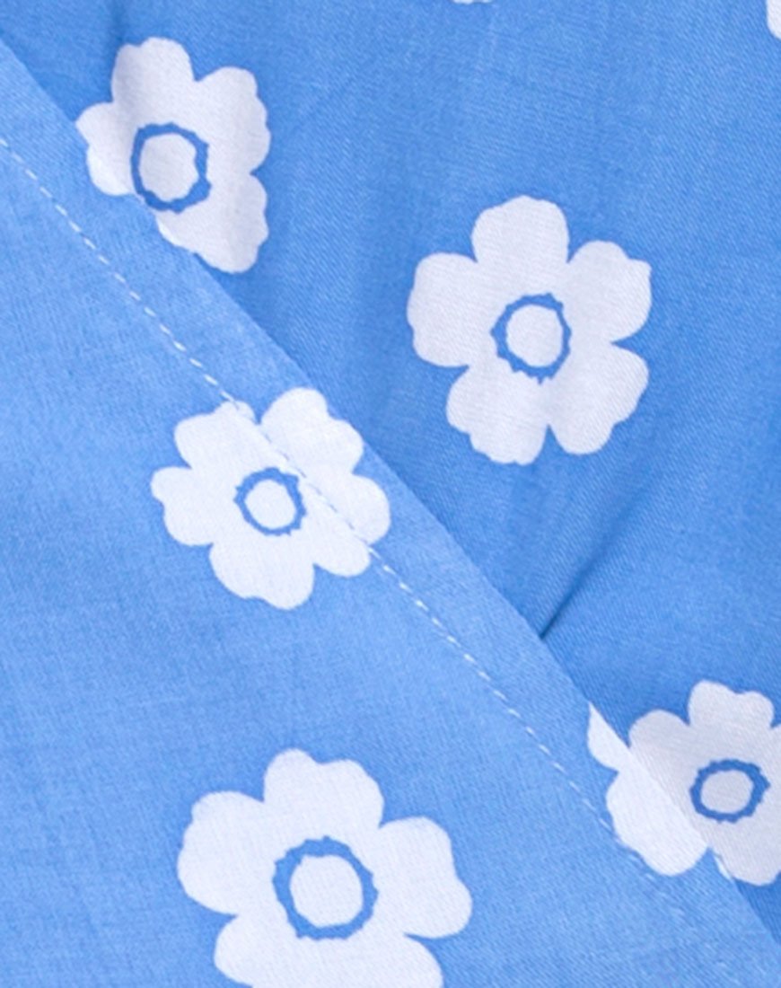 Imagen del vestido Karill en Daisy Stamp Sky Blue