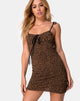 Imagen de Karlia Vestido en Red Tan Animal Flock
