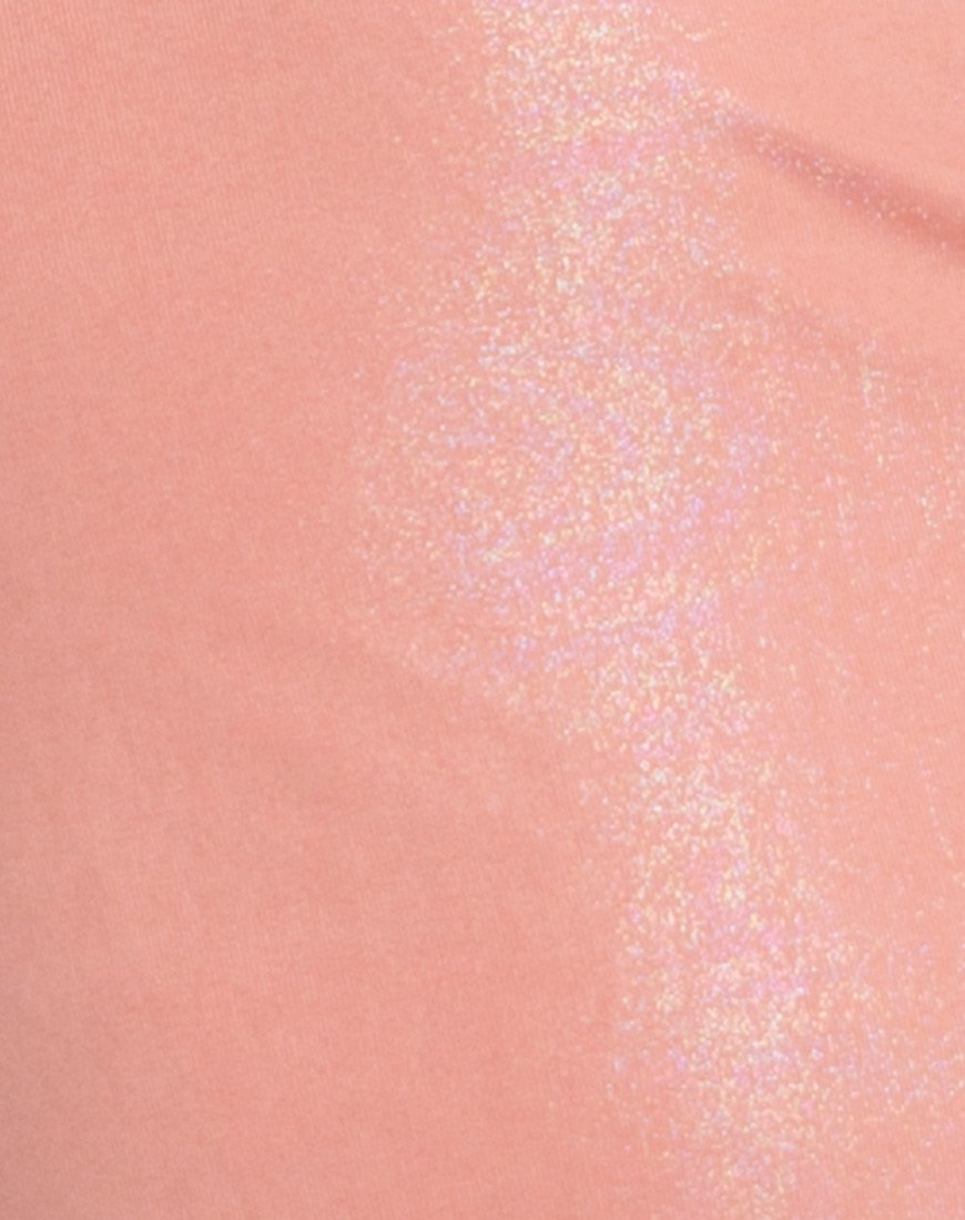 Imagen de Kate Slip Dress en Peach Blush Pearlescent Shimmer