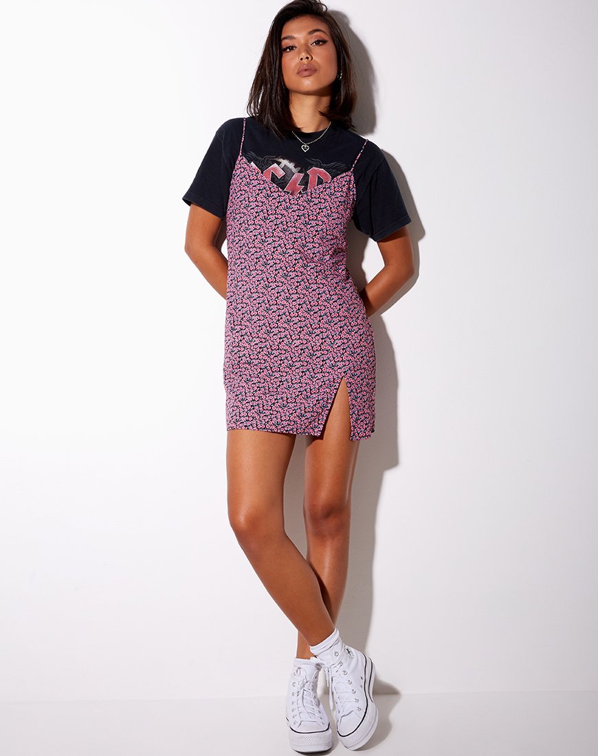Imagen de Katya Mini Dress in Floral Fun Pink