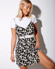 Imagen del Vestido Katya en Mini Daisy Negro