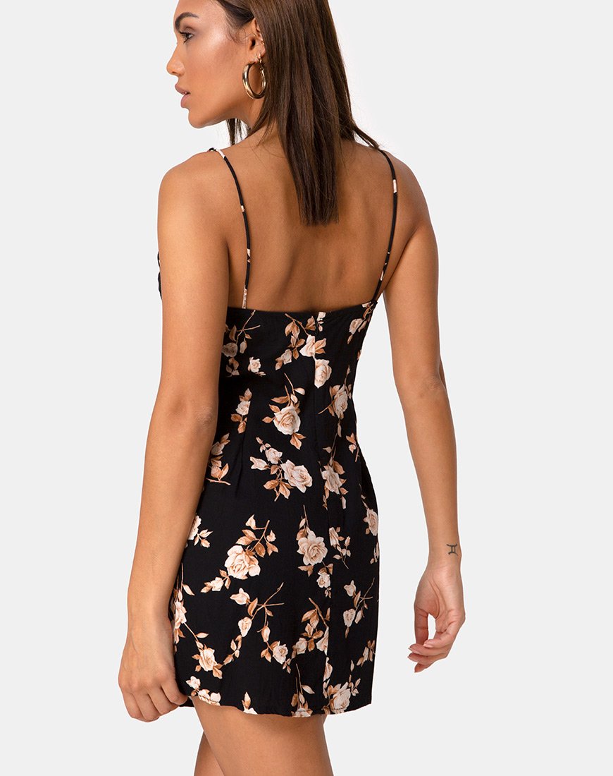 Vestido Katya en rosa melocotón