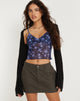 imagen de Kauchi Cami Top en Pretty Floral Navy