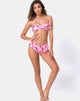 Imagen de la braguita de bikini Kaulana en rosa caramelo