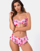 Imagen del sujetador de bikini Kaulana en rosa caramelo