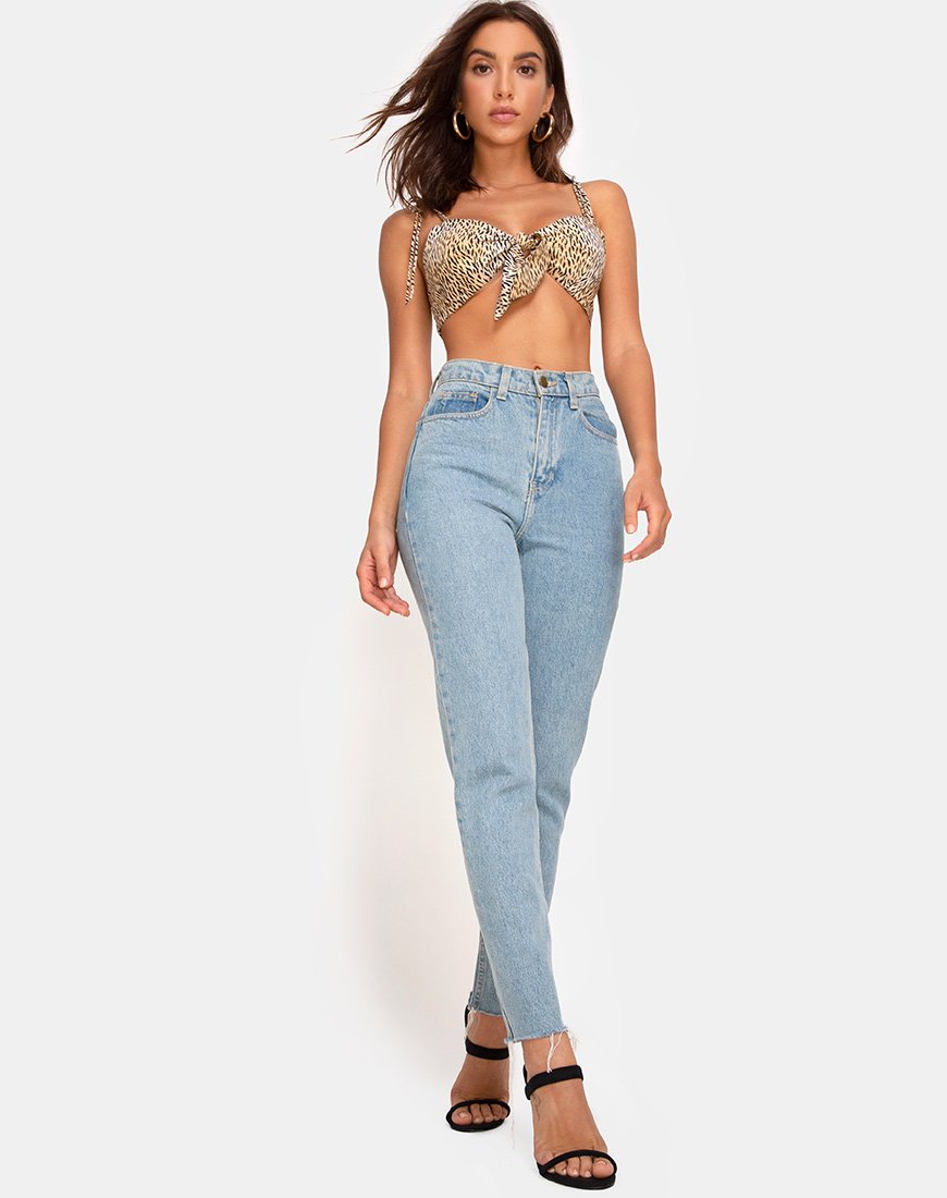 Imagen de Kave Bralet Top en mini tigre