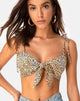 Imagen de Kave Bralet Top en mini tigre