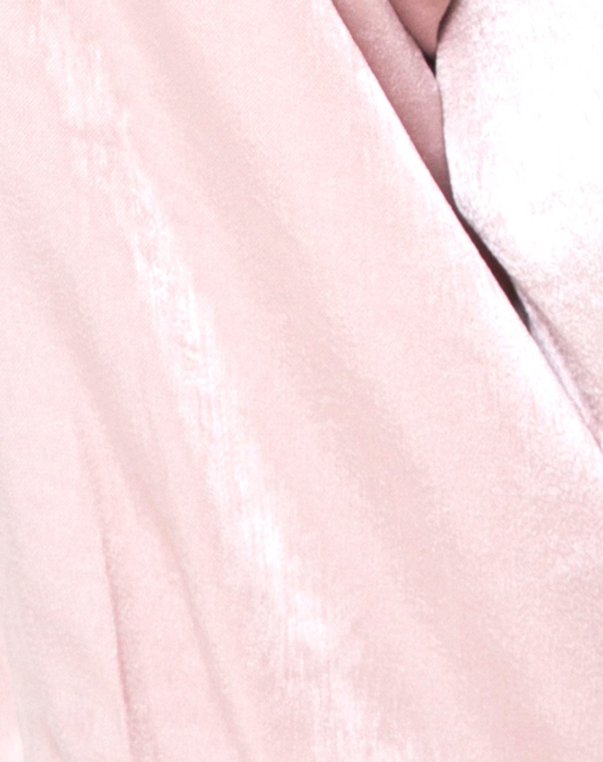 Imagen de Kavida Crop Top de satén Dusty Rose