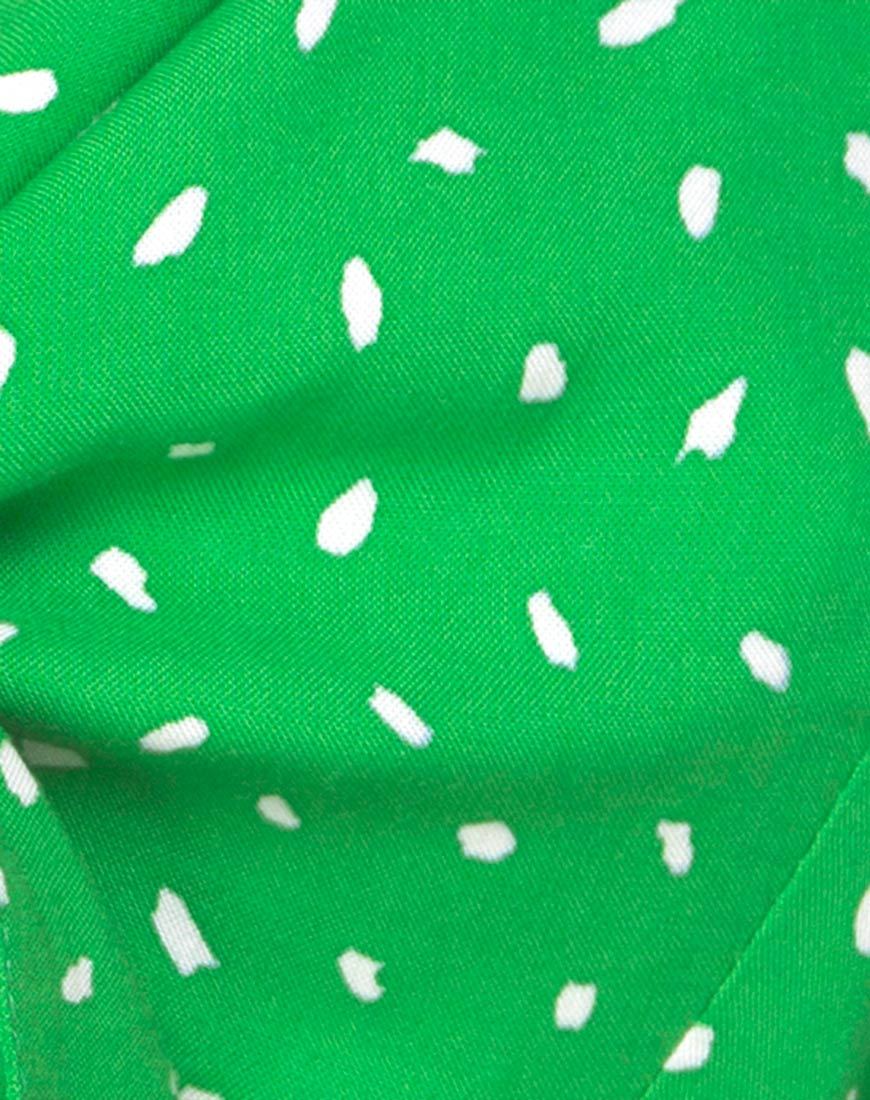 Imagen de Kavon Crop Top de Lunares Diana Verde