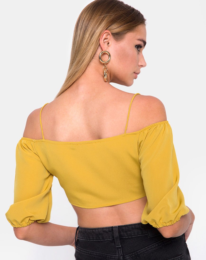 Imagen de Kavon Crop Top en mostaza