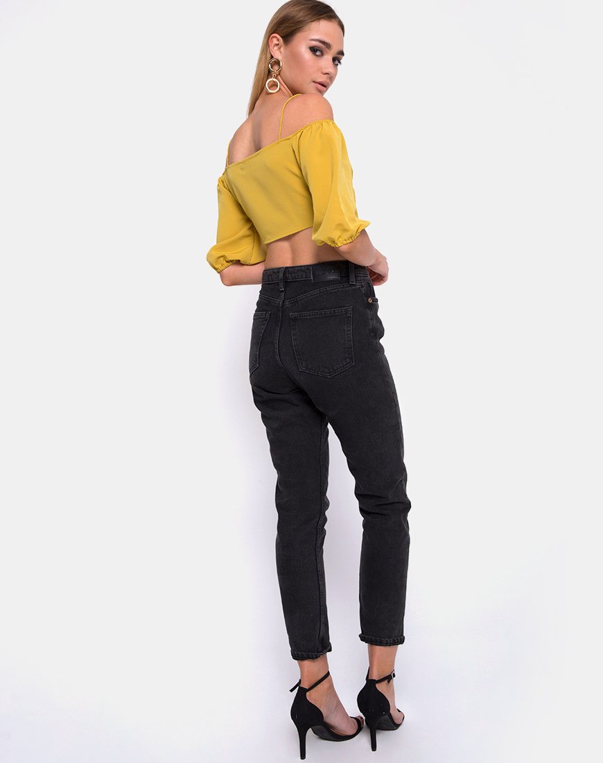 Imagen de Kavon Crop Top en mostaza