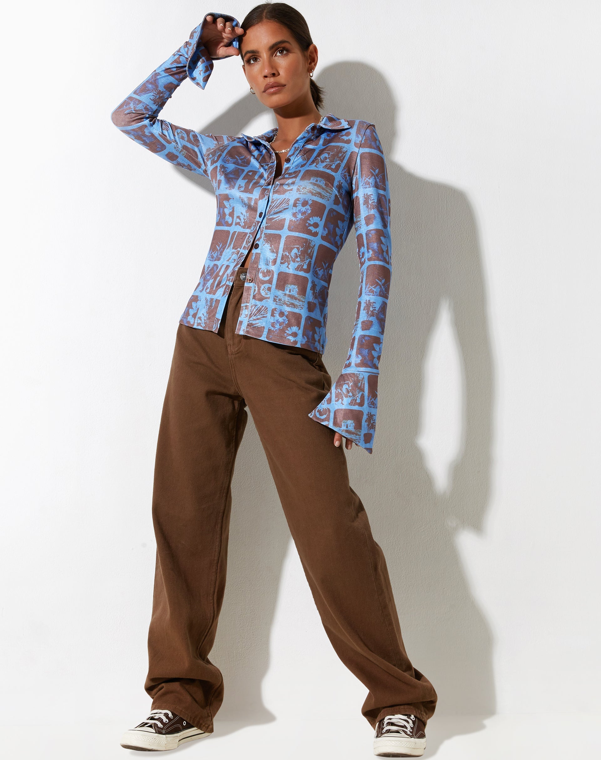 imagen de la camisa Keani en Photographic Blue