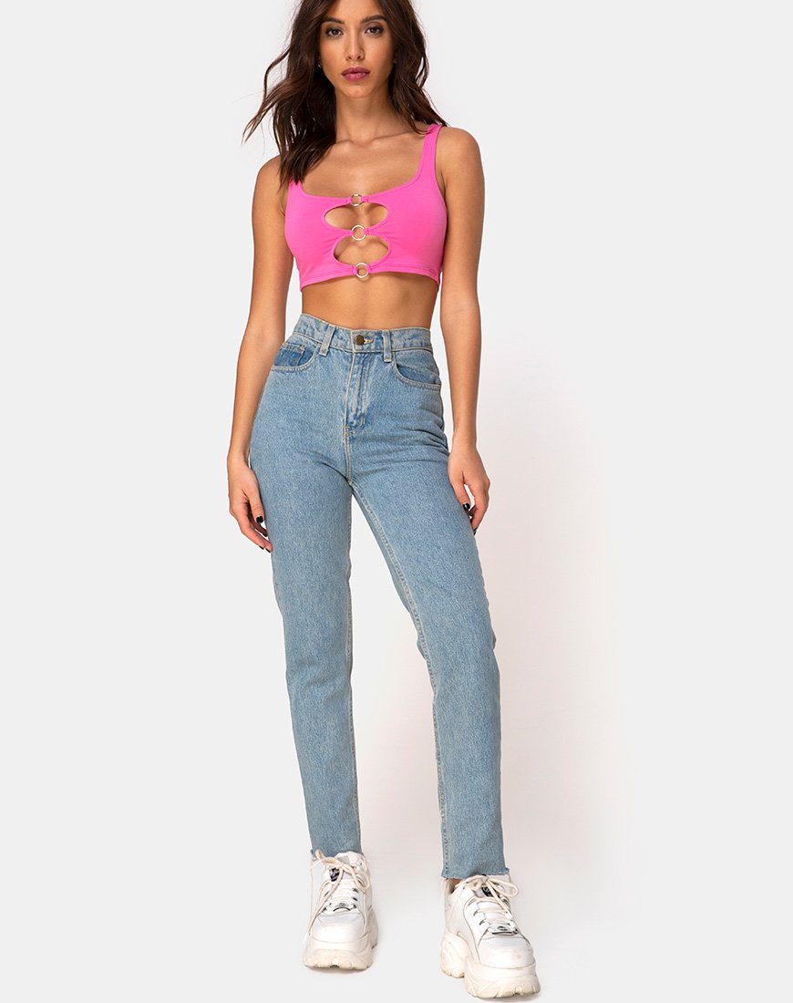 Imagen de Keddo Crop Top en rosa 80s