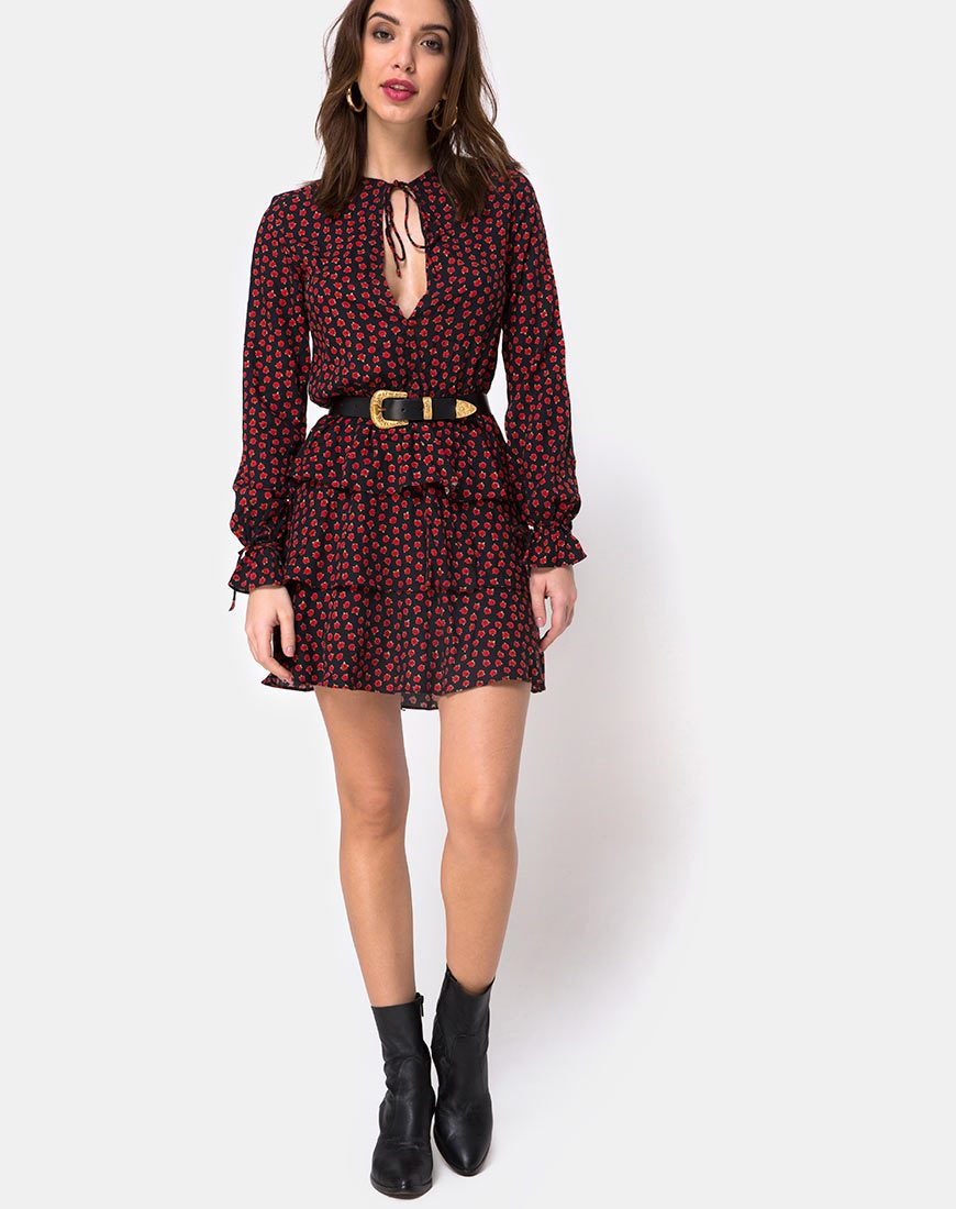 Imagen del vestido Kepsibelle en Dotty Rose Negro