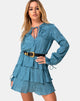Imagen del vestido Kepsibelle en satén rosa Dusty Blue