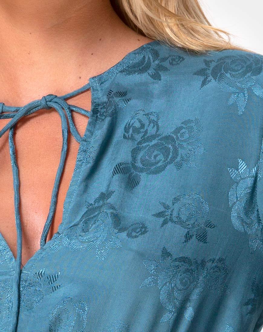 Imagen del vestido Kepsibelle en satén rosa Dusty Blue